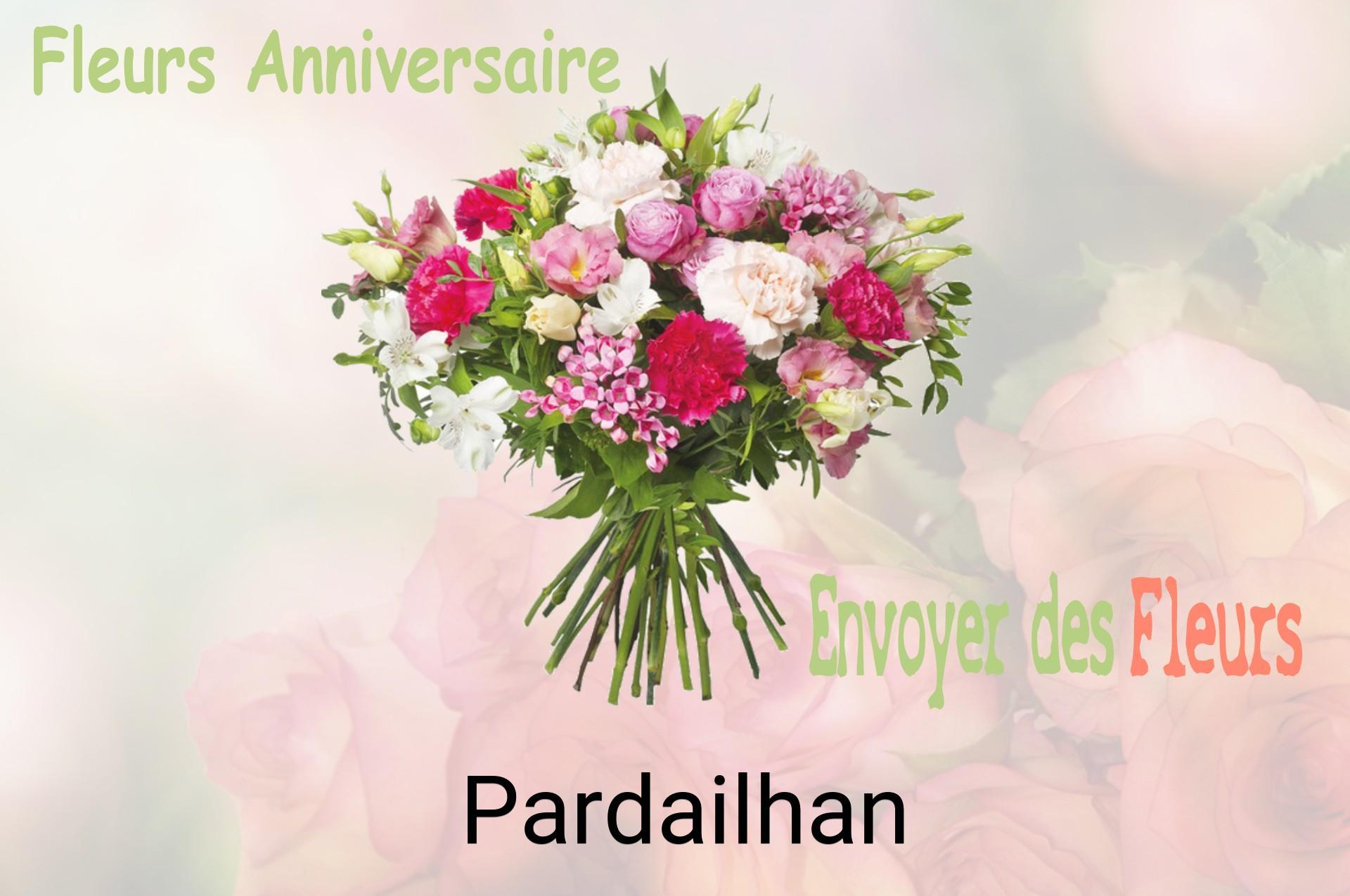 Bouquet de fleurs d’anniversaire livré à Pardailhan