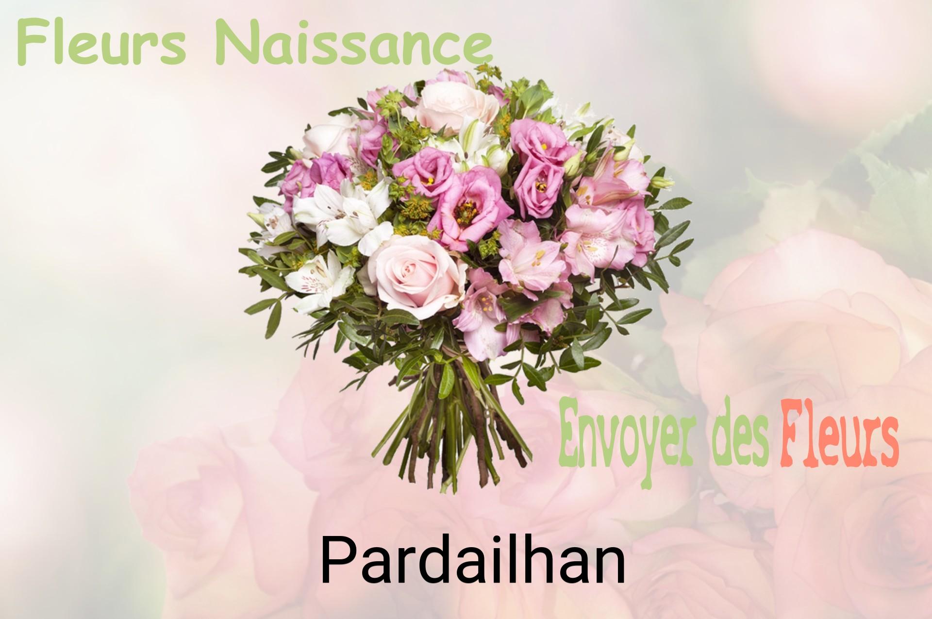Bouquet de fleurs de naissance livré à Pardailhan